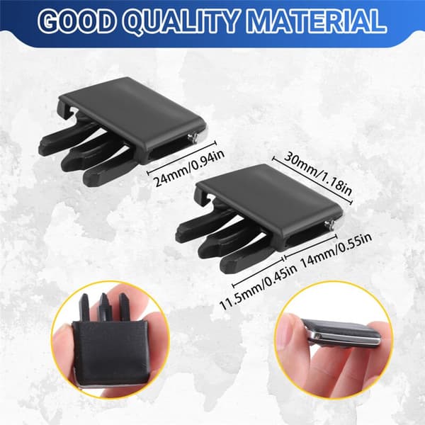 2X Senter Side Air Vent Outlet Tab Clips, AC Vent Justering Spenne Reparasjon For 2009-2013
