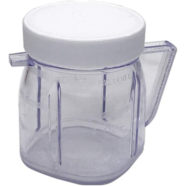 4937 Mini Osterizer Blenderkande Tilbehør, Mini Plastikkrukker Med Låg (1 Pakke)