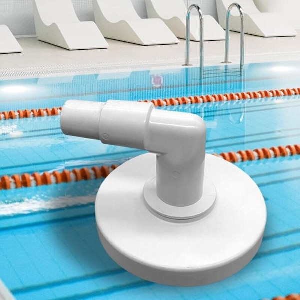 Bärbar Skim VAC-platta 90 graders armbåge Pooltillbehör Verktyg för Spa Ovan/I Bassäng Varm Pool