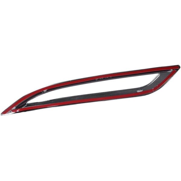 for Model 3 Sølv Abs Bil Bakre Halelys Tåkelys Dekor Deksel Trim 2Pcs Stil