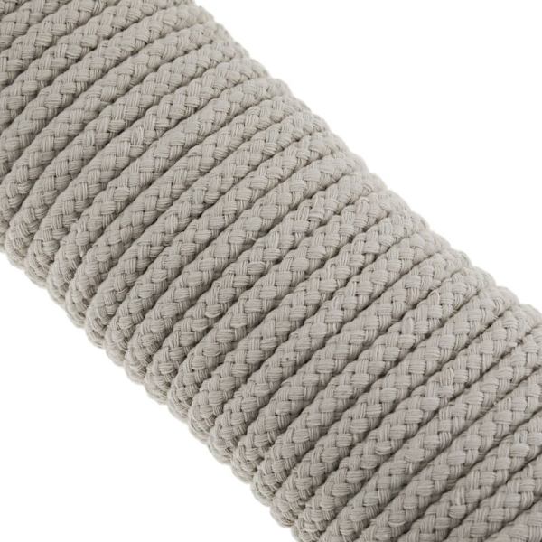 Puuvillapunosnauha 20 mx 4 mm luonnonvärisenä