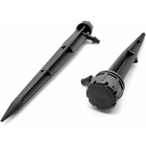 100 st Justerbara Slangbevattningsdroppar Automatisk Droppbevattningssystem Mikrodroppar Droppar för Växter Växthus DIY Trädgård (13CM)