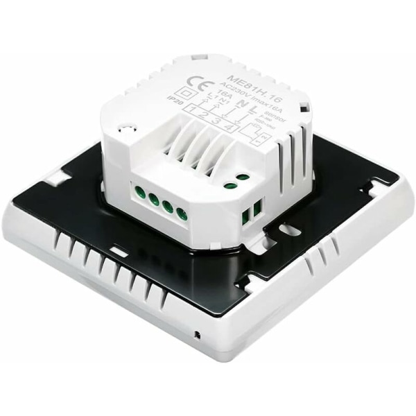 WIFI Smart termostat för elektrisk golvvärme, pekskärm, digital temperaturkontroll, programmerbar elektrisk golvvärmetermostat