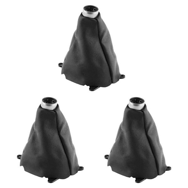 3X Växelspaksdamask i PU-läder Manuell växelspak för 2006-2011 77298--D01ZA