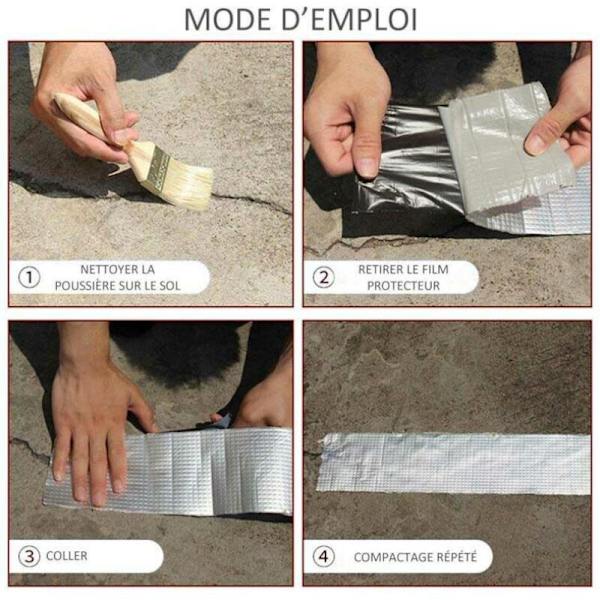 Hyper-Resistent og Vandtæt Limtape 5cm5M