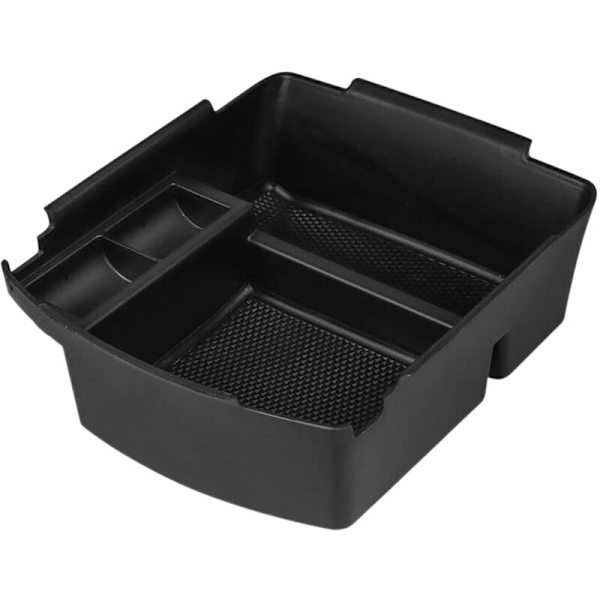 Center Console Organizer Tray Kompatibel med Seltos 2020 2021 Armrest Sekundär Förvaringslåda Insert