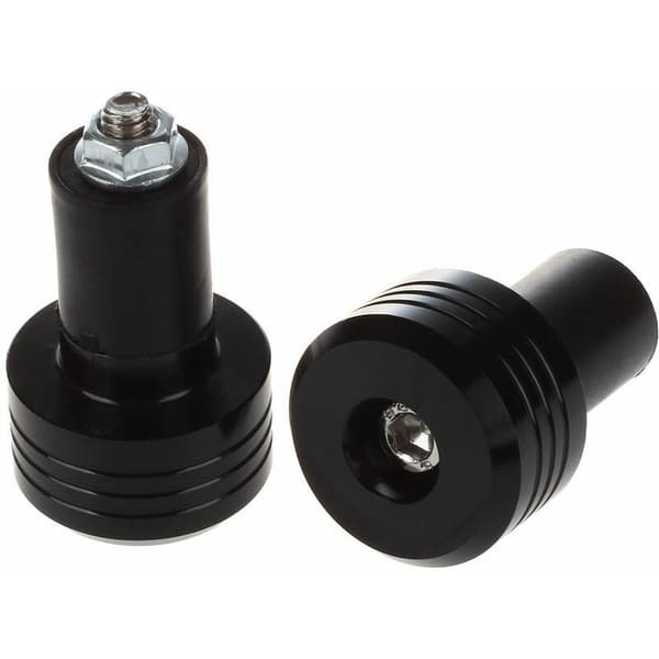 1 par 7/8 tommer aluminium styrgreb endepropper propper vægte skyder sort