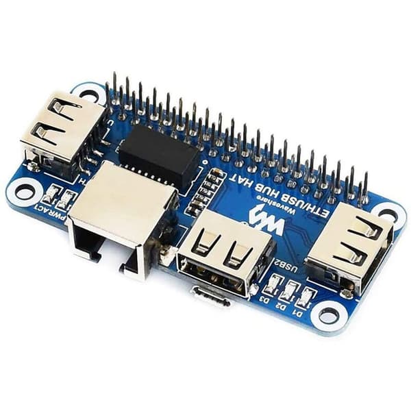 5V RJ45 Ethernet USB HUB-modul HAT-udvidelseskort-skjold-startpakke til RPI Zero W WH 2W 2 3B Plus
