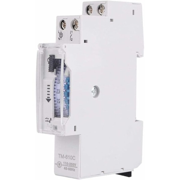 Rail Time Switch Intelligent DIN Rail Timing Control Switch TM610C 220V Timer Relay för gatubelysning