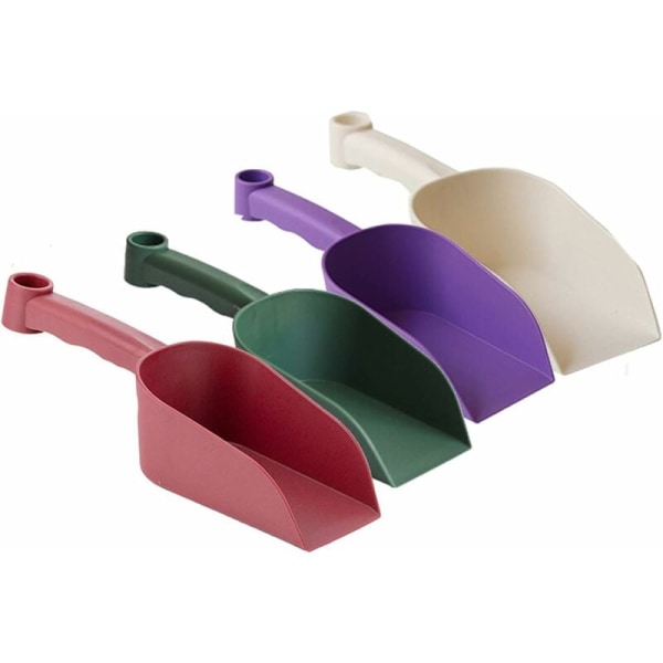 4 stk fargerike hagespader i plast - Hageverktøy for planting, jordløsning, omplanting, graving og luking - Fei Yu