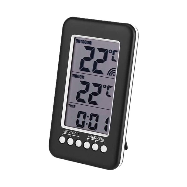 Inomhus termometer, stor digital LCD-termometer temperaturmätare övervakningsrum termometer sändare mätare