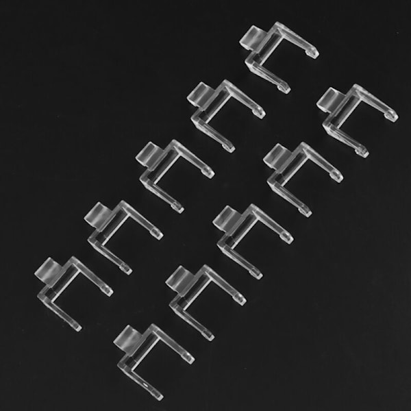 10 st PCI-E Riser Card Retainer Vertikal Locker PCIE 1X Solt Card Buckle för Grafikkort för Mining ETH BTC Riser
