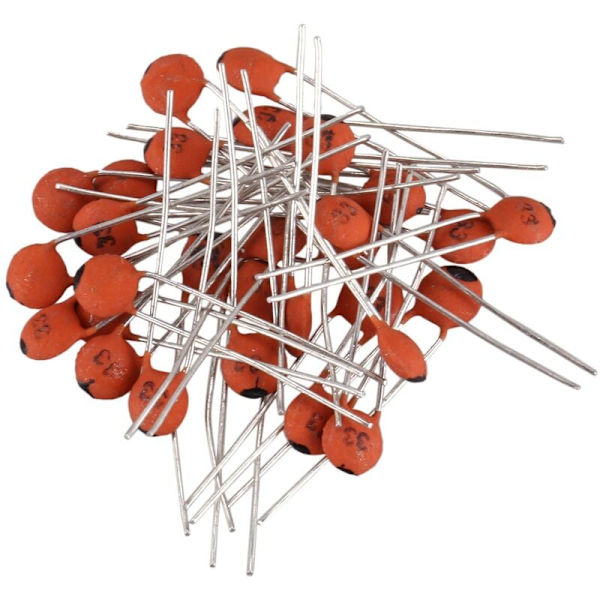 30 x 0,033uF 50V DIP matalajännitteinen keraaminen kiekko kondensaattorit