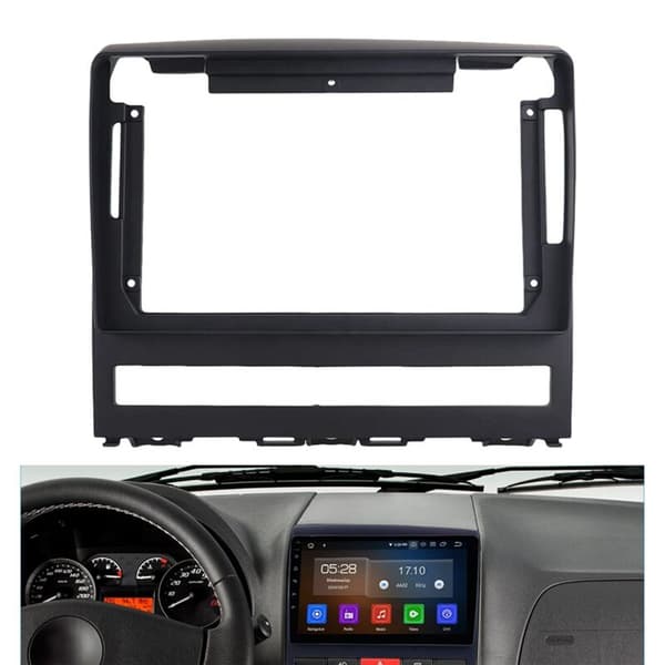 Bil Facia Panel Ramme 9 Tommer Bilradio DVD GPS Mp5 til Perla 2009 Albea 2004-2012 Dash Mount Kit