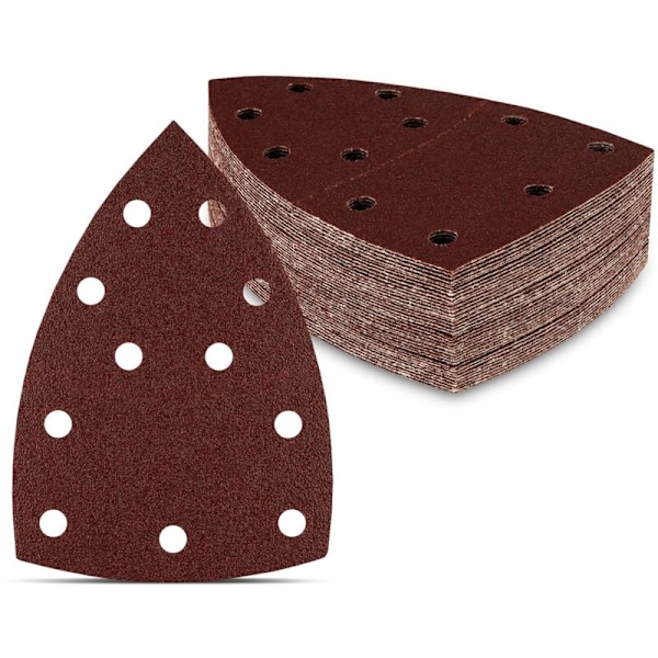 SanderSheets 100 stykker, museslib til flere, korn 40-80-120-180
