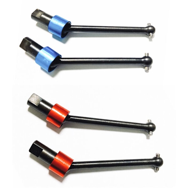 4 kpl Metal CVD Drive Shaft -voimansiirtoakseli LaTrax Teton 1/18 RC -autoon, päivitetyt osat ja lisävarusteet, 1