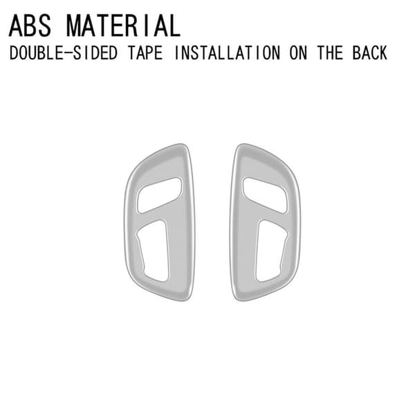 Bilde Matte Silver Power Sete Knapp Panel Ramme Interiør Trim Tilbehør for Alphard/Vellfire 40 Serie 2023+