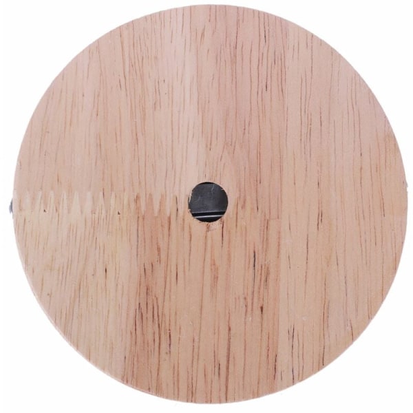 Lamp Base Modern Concise Style Ceiling Plate Wooden Ceiling Holder E27 Lamp Base DIY Lighting Accessories Φ100mm Hidden Screw