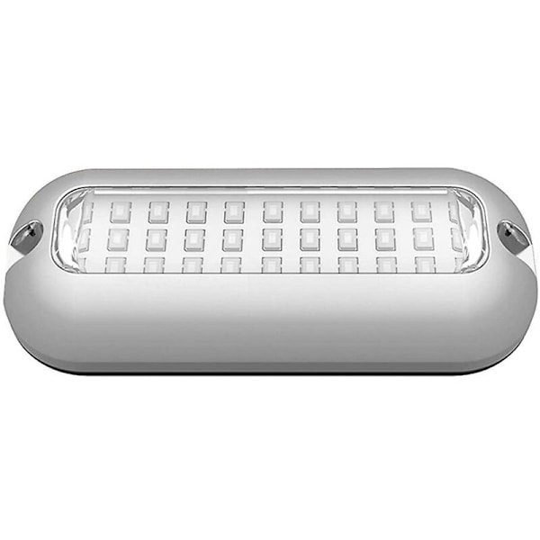 Universal 12v 27 LED Rustfrit Under Vand Pontoon Vandtæt Båd Agterlys Blå