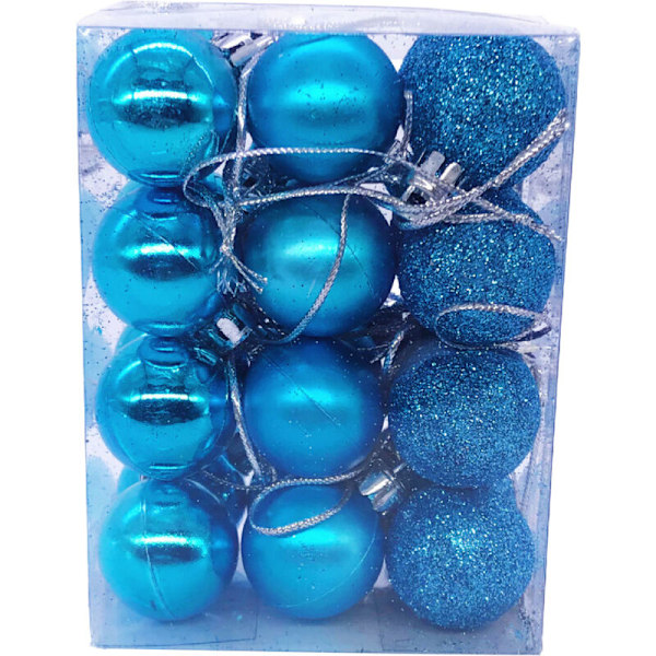 Julgranskulor Ornament för Julgran - Julgransdekorationer Hängande Kula Blå