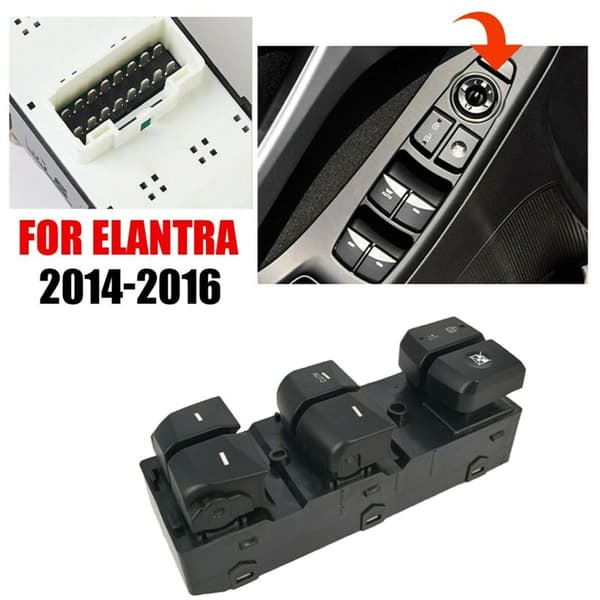 Vänster förarsida eldrivna fönsterströmbrytare för 2014-2016 93570-3X012