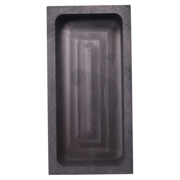 2 stk 1KG Grafit Støpeform Beholder for Smelting Støping Raffinering Gull Sølv Metall Aluminium Kobber Messing
