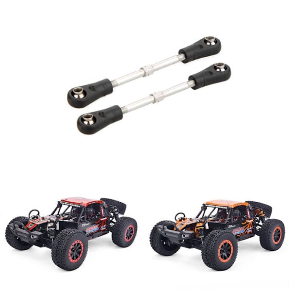 2 stk. Serie Øvre Ledstang 120936 7195 til -10 DBX10 10421-S 9102 1/10 Fjernbetjening Bil Reservedele Tilbehør