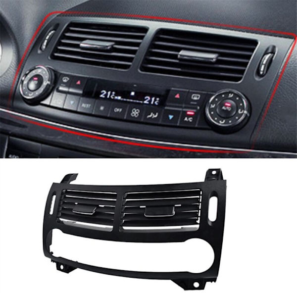 Til W211 2003-2008 Bil Dashboard Panel Central Air Vent Outlet Tilbehør