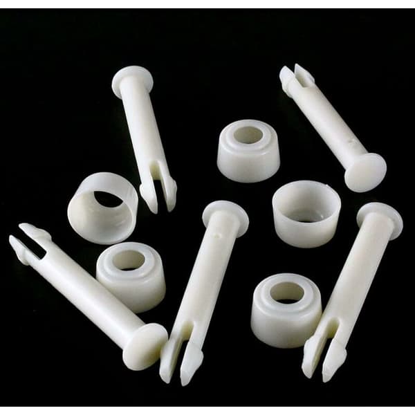 10 stk. plastpinde til runde metalrammepools, swimmingpool-samlingsdele, reservedele til swimmingpool-samlinger, reservedele, samlingsstifter (6 cm/