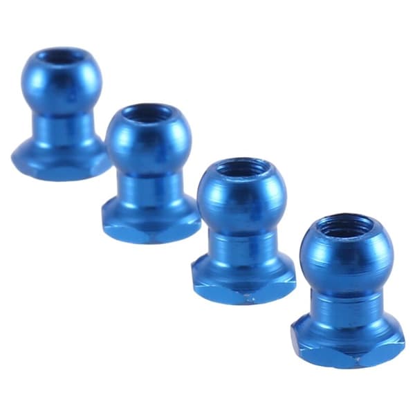 2X 53640 5mm aluminiumslegering kulehode mutter for RC bil oppgraderinger deler tilbehør