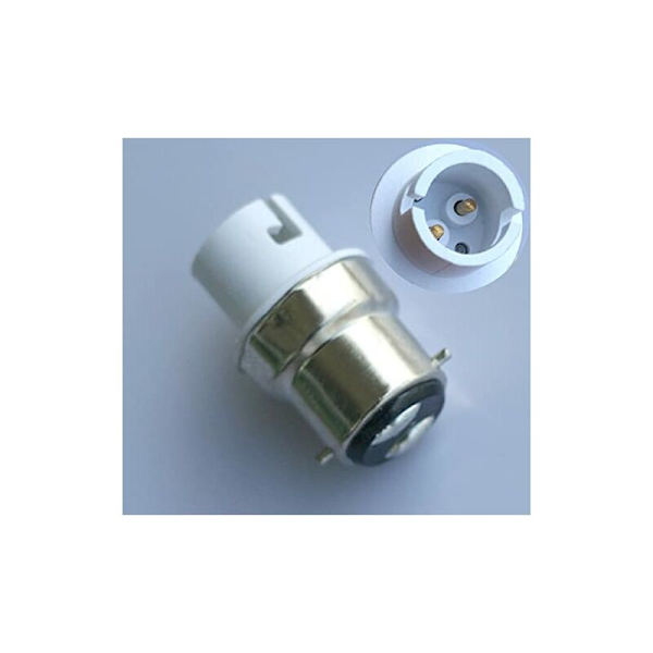 Set med 5 B22 till B15 / BA15D / B15D eller LED-lampadaptrar