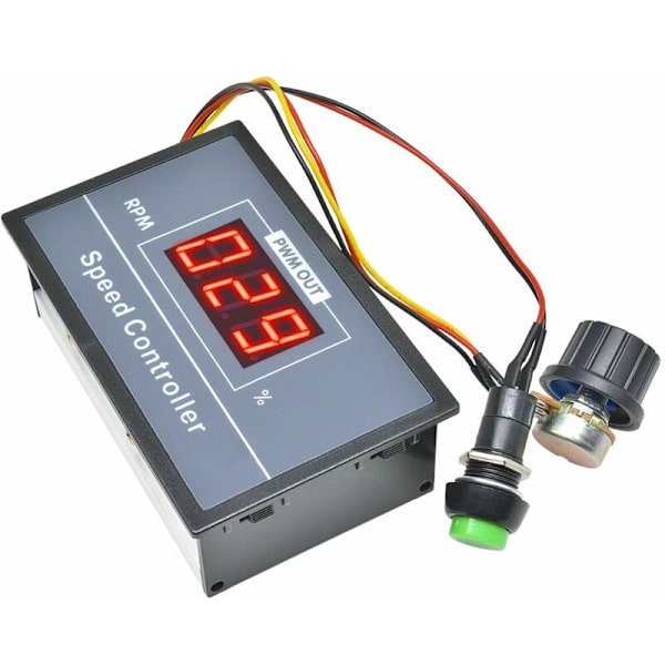 PWM DC-motorhastighedsregulator (PWM) DC 6-60V 12V 24V 36V 48V 30A Justerbar motorhastighedsregulator