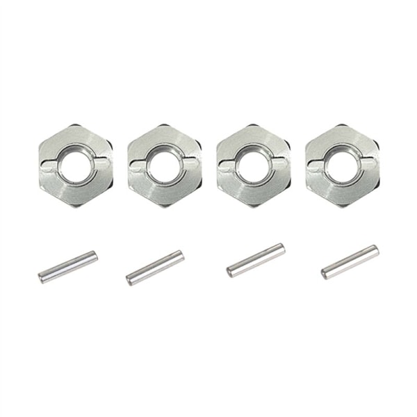 8 st metall 12 mm hjulhexnavadapter för Go H16 16207 16208 16209 16210 14301 14302 RC biluppgradering