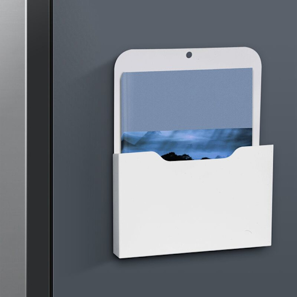 2-pack magnetiska pappersklämmor, väggfiler, förvaring av kontorsmaterial, tidningsbrevlåda (för anteckningsböcker), dagböcker, brev