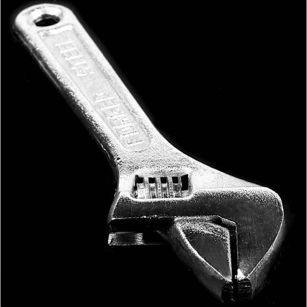 4 tuuman 100 mm:n säädettävä metallinen jakoavain