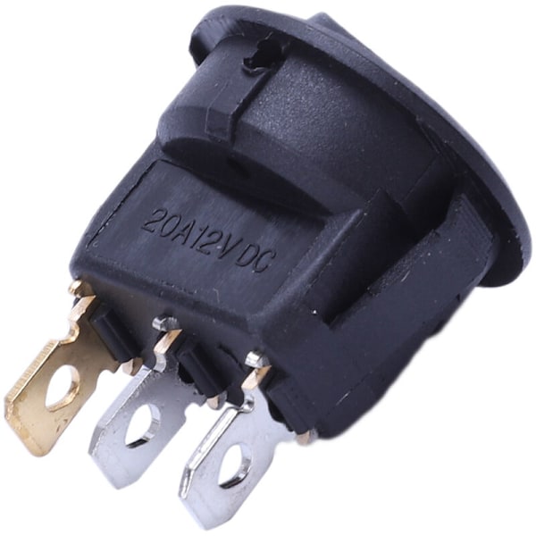 20 kpl 12V 20A virtaa ON/OFF/3 asentoinen liitäntäpyöreä vipukytkintä sininen ja punainen LED