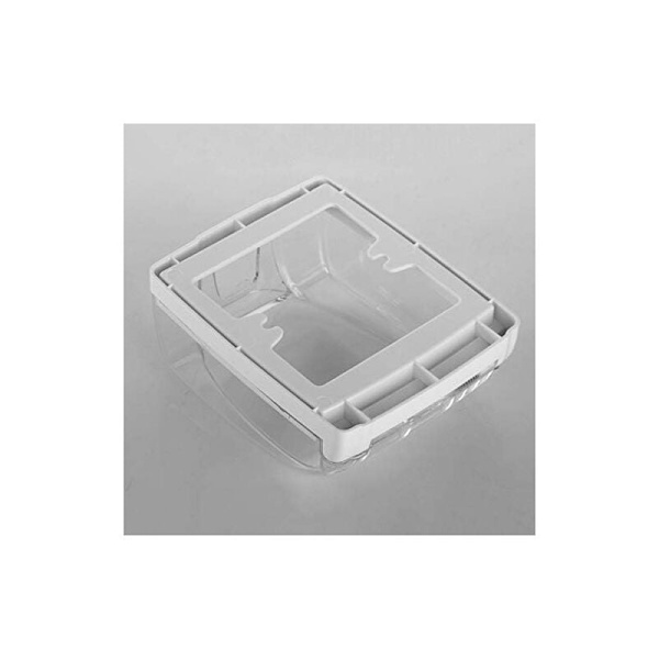 Vanntett Plastdeksel for Veggbryter Dørklokke Flip Deksel for Hjem (Transparent)