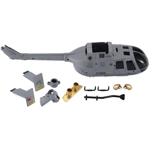 C186 Skalhölje Set för C186 C-186 RC Helikopter Flygplan Drone Reservdelar Uppgradering Tillbehör,1