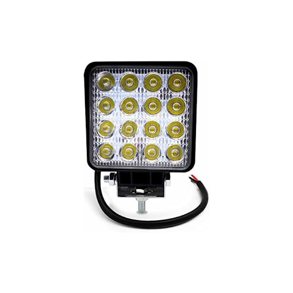 48W LED arbeidslys Offroad flomlys 12V 24V kjørelys frontlys ekstra frontlys for traktor gravemaskin bil SUV, UTV, ATV
