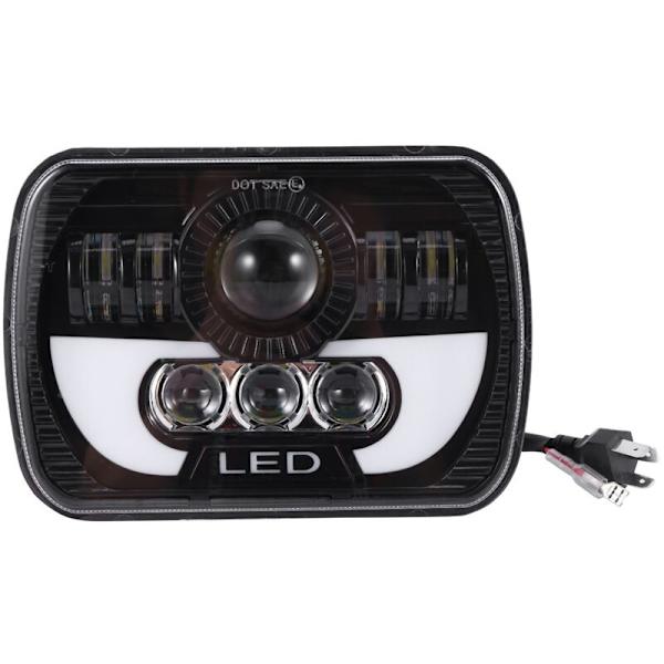 Led forlygter 300W 5X7 Led forseglet strålehovedlampe med høj lav stråle Led forlygte til Wrangler Yj Xj