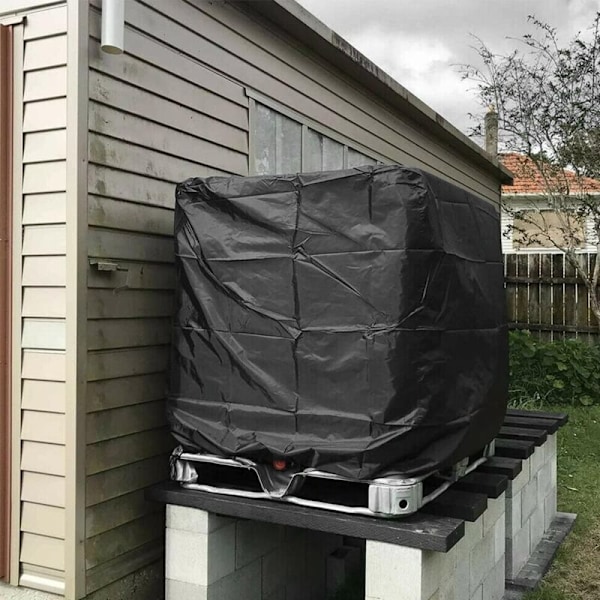 Markis för IBC-tank, 210D Oxfordtyg Skyddande Markis för 1000L IBC-behållare, Vattentät IBC Skyddande Markis, Vattentanköverdrag