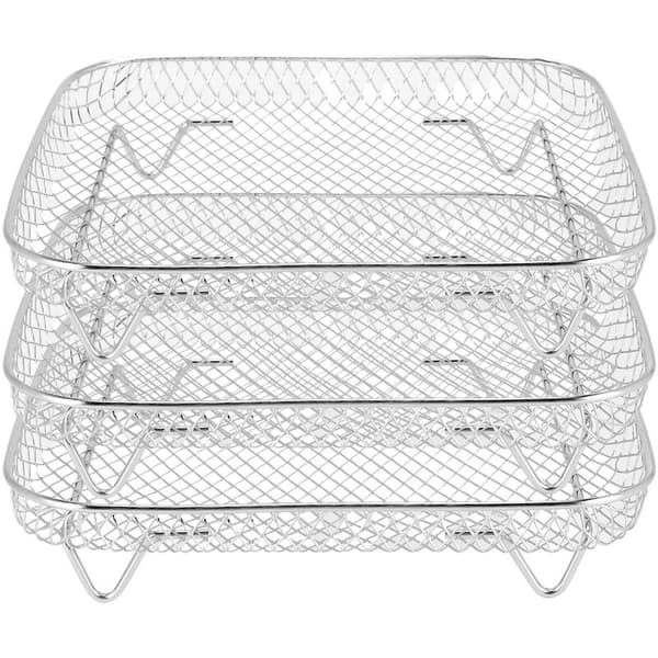 8 tommer Airfryer-stativ til Vortex Instant Airfryer, Airfryer, trekantede stabelbare dehydratorstativer