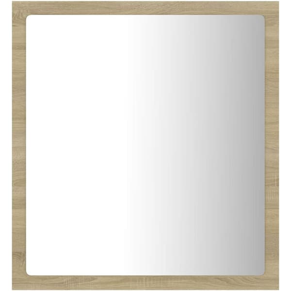 LED-badrumsspegel Sonoma ek 40x8,5x37 cm Akryl
