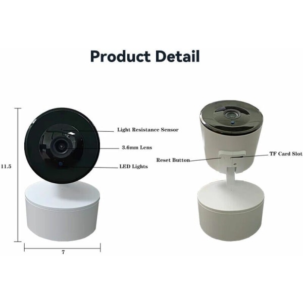 Tuya Smart WiFi 3MP IP Camera Security Auto Tracking Motion Detection Voice Intercom Indoor Baby Monitor Camera with Onvif,