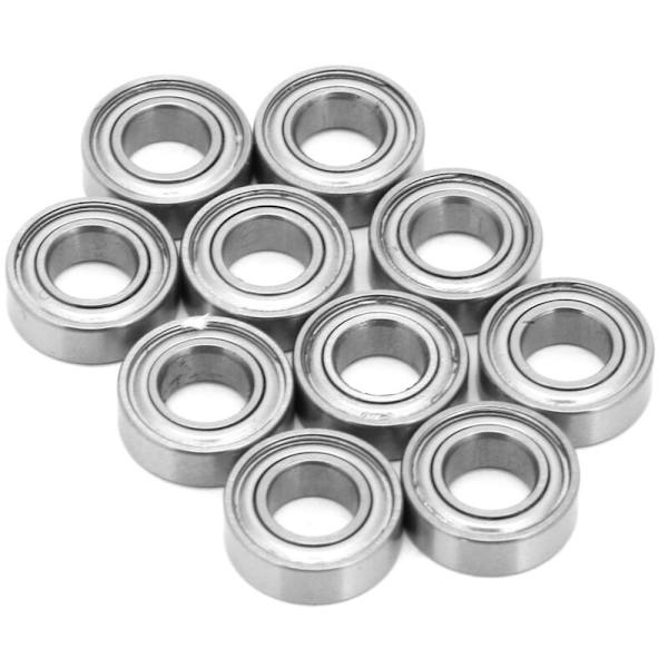 10 stk. R166ZZ Metal Afskærmede Dybe Rillestål Kuglelejer 4.762x9.525x3.175mm