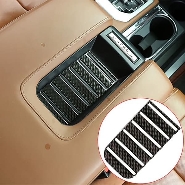 Bilsoft fiberarmleneboks spormatte deksel trim for - 2014-2018