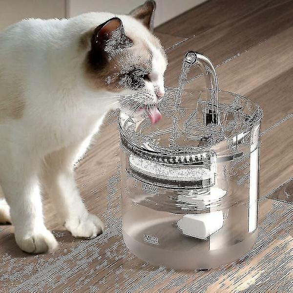 2L Automatisk Katte Drikkefontæne til Hvalp og Kat