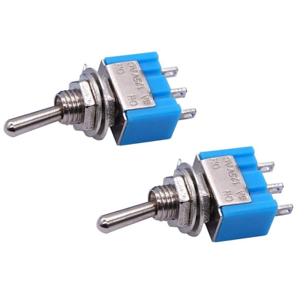 20 kpl SPDT Mini Vaihdin 3-napainen 2-asentoinen ON/ON Miniatyyri 6A 125V AC -102