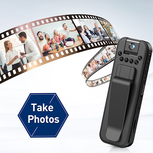 Mini Lomme Videooptager 1080P HD Video Loop Optagelse Nattesyn Kamera Mikro Spy Cam