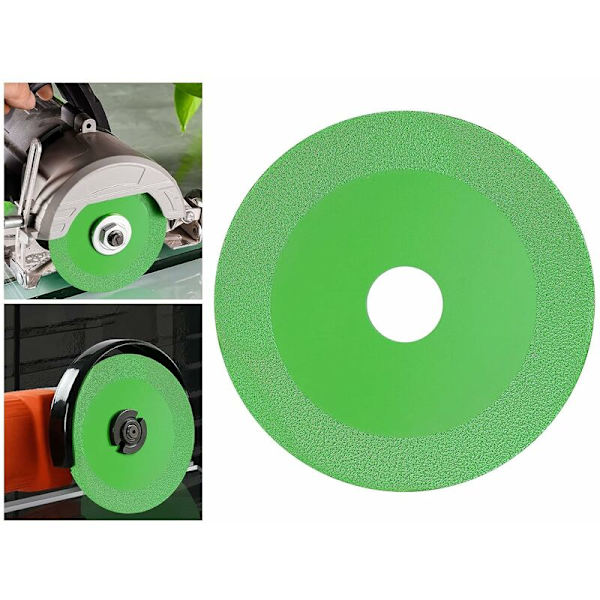 Glas Skæreskive, Diamantskive, Vinkelsliber med Diamantblad til Skæring og Polering af Glasfliser, Jade, Krystal, Vinflasker, Keramik, Fliser